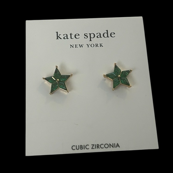 kate spade Jewelry - Kate Spade Green Star Earrings $58
